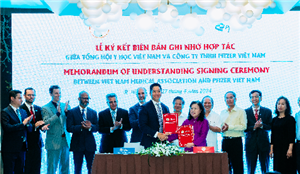Lễ ký Biên bản ghi nhớ hợp tác giữa VMA và Công ty TNHH Pfizer Việt Nam
