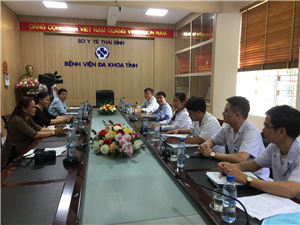 Công tác Phòng chống tác hại của thuốc lá của Tổng hội Y học Việt Nam tại Bệnh viện Đa khoa Tỉnh Thái Bình