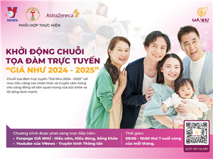 THÔNG CÁO BÁO CHÍ
GIÁ NHƯ 2024 - 2025 CHÍNH THỨC KHỞI ĐỘNG: CHUỖI TỌA ĐÀM TRỰC TUYẾN VÌ SỨC KHỎE CỘNG ĐỒNG